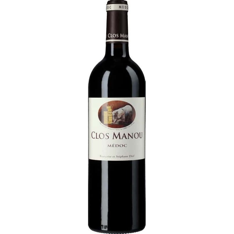 "CLOS MANOU" 2023 MEDOC ROUGE 75 CL CRD - French Wine 75cl